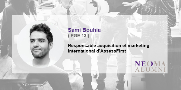 Sami Bouhia est promu responsable acquisition et marketing international d'AssessFirst