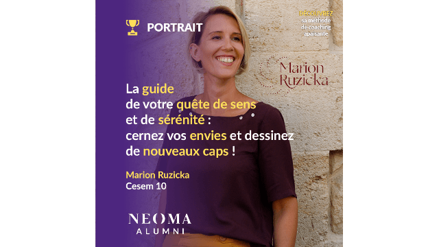 Marion Ruzicka (Cesem 10), la guide de votre quête de sens et de sérénité