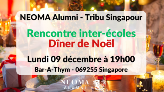 Soirée inter-écoles - Dîner de Noël  à Singapour