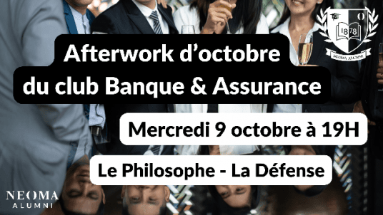 Afterwork  d'octobre du Club Banque & Assurance