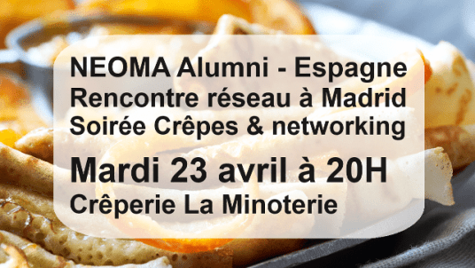 Nouvelle rencontre réseau à Madrid : Soirée crêpes & networking