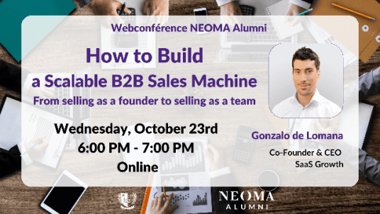 Webconférence - How to Build a Scalable B2B Sales Machine : From selling as a founder to selling as a team