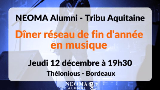 Dîner réseau de fin d'année en musique au Thélonious - Bordeaux