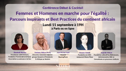 Conférence Cocktail - Femmes et Hommes en marche pour l’égalité : Parcours inspirants et Best Practices du continent africain 