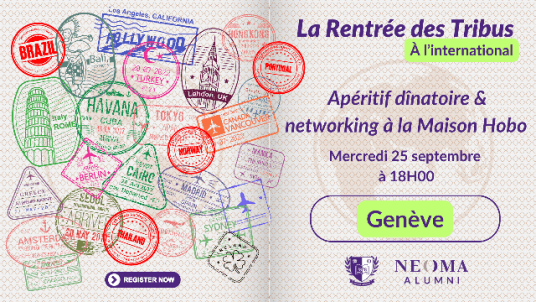 Rentrée des Tribus à l'international 2024 - Genève : Apéritif dînatoire & networking à la Maison Hobo 