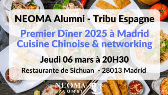 Premier Dîner de l'année à Madrid - Cuisine Chinoise et networking