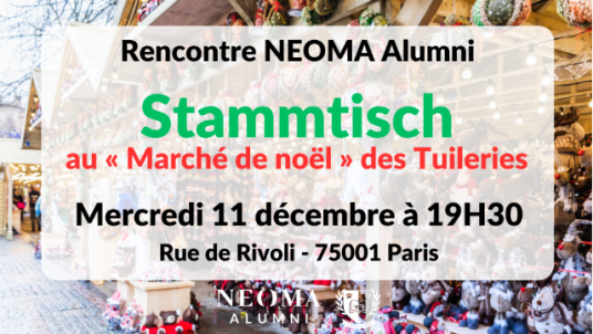 Stammtisch au « Marché de noël » des Tuileries