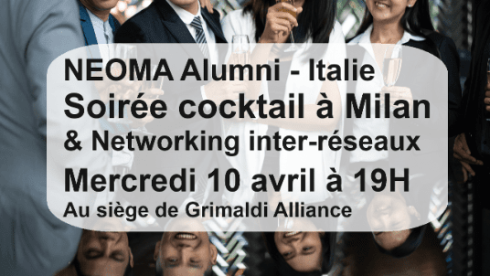 Cocktail Alumni - Networking inter-réseaux à Milan - Networking evening in Milano