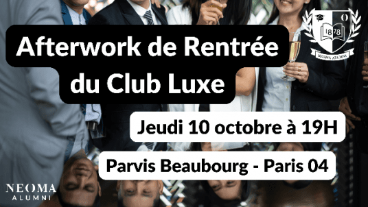 Afterwork de Rentrée du club Luxe à Paris