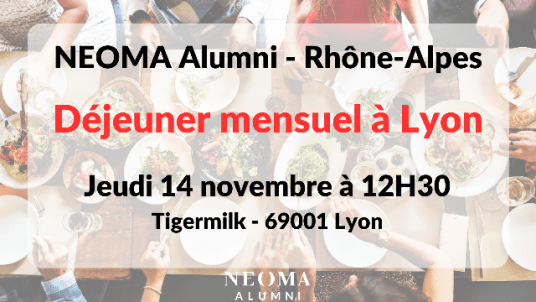 Déjeuner mensuel de novembre au Restaurant Tigermilk de Lyon