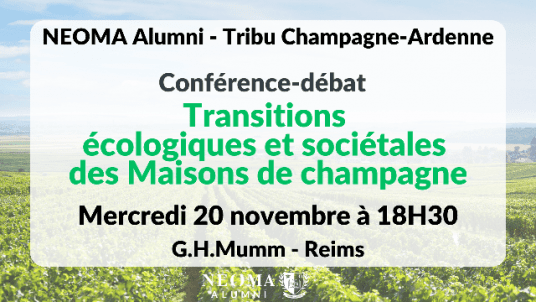 Conférence-Débat - Transitions écologiques et sociétales des Maisons de champagne - Reims 