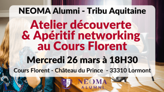 Atelier découverte au Cours Florent & Apéritif networking inter-réseaux