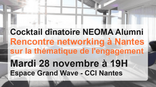 Soirée Cocktail dînatoire à Nantes - Rencontre networking sur la thématique de l'engagement 