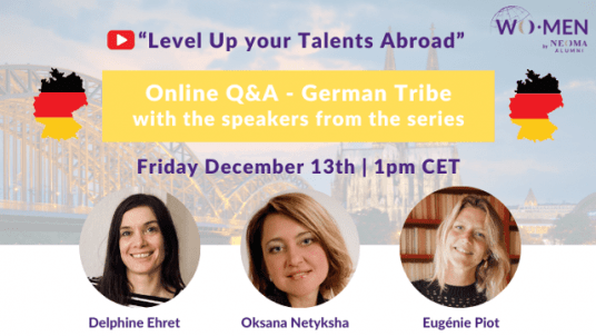 Talents Abroad - Online Live Q&A : NEOMA German Tribe