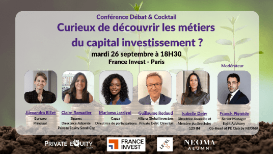 Conférence cocktail  - Curieux de découvrir les métiers du capital investissement ?